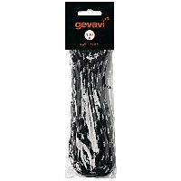 Gevavi Veters Paar Zwart Plat 120cm VETE90120