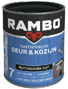 rambo pantserbeits deur en kozijn zijdeglans dekkend 1113 klassiekbruin 0.75 ltr