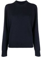 Maison Margiela pull en cachemire à col rond - Bleu