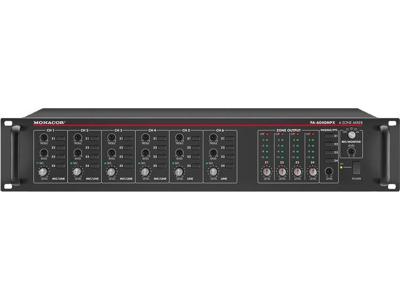 Monacor PA-6040MPX PA-voorversterker 4 zones