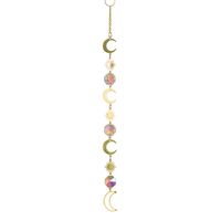 Feng Shui Regenboog Hanger Triple Zon en Maan Goudkleurig (24 cm)