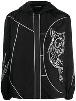 Plein Sport coupe-vent Tiger Court Edition - Noir