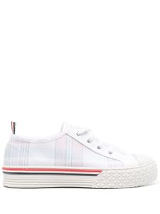 Thom Browne baskets Collegiate à imprimé Madras - Rose