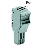 WAGO 2020-106 Connector, female Grijs 25 stuk(s)