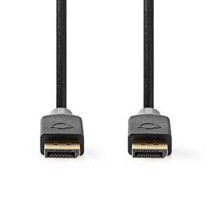 DisplayPort 1.4-Kabel | DisplayPort Male - DisplayPort Male | 3,00 m | Antraciet