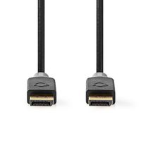 Nedis CCBW37014AT30 DisplayPort kabel 3 m Antraciet, Grijs - thumbnail