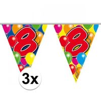 3x Vlaggenlijnen 8 jaar van 10 meter   - - thumbnail