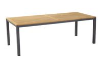 Hartman Sonata tuintafel teak - antraciet 220 x 100 cm. - thumbnail