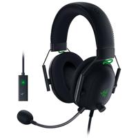 Razer Blackshark V2 - PC Premium e-sports headset met USB-geluidskaart (TriForce 50 mm drivers, HyperClear Cardiod-microfoon, geavanceerde passieve ruisonderdrukking, THX Spatial Audio) Zwart