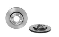 Remschijf COATED DISC LINE BREMBO, Remschijftype: Binnen geventileerd, u.a. für Skoda, VW