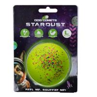 Dog Comets Stardust Hondenspeelgoed, diameter 7,5 cm, 100% rubber, grote hondenbal, tennisbal, 1 stuk, groen