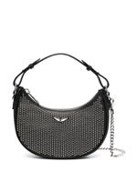 Zadig&Voltaire sac porté épaule Moonrock Plumetis en cuir - Noir - thumbnail