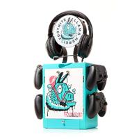 Numskull Fortnite Officieel gaming-opbergvak, houder voor 10 games/dvd's, 4 controllers, hoofdtelefoon en accessoires, compacte en duurzame organizer, officieel Fortnite product