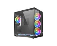 Xigmatek Aquarius Plus Black, ATX PC behuizing met 7X AY120 (EN46423)