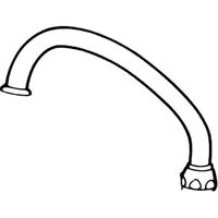 Ideal Standard Onderdelen draaibare bovenuitloop 1/2"x250mm chroom F963112AA
