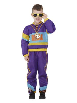 80s Relax Costume Purple