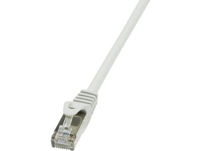 LogiLink CP1062D RJ45 Netwerkkabel, patchkabel CAT 5e SF/UTP 3.00 m Grijs 1 stuk(s)