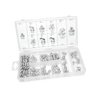StahlKaiser Smeernippels/ Vetnippels - M6 t/m M10- in Opbergdoosje - 110 Delig