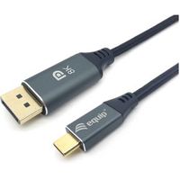 Equip 133422 video kabel adapter 2 m USB Type-C DisplayPort Grijs - thumbnail