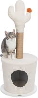 TRIXIE KATTENMAND TON MET KRABPAAL CACTUS CREME 36X36X84 CM - thumbnail