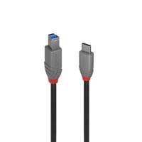 Lindy 36665 USB-kabel 0,5 m USB 3.2 Gen 1 (3.1 Gen 1) USB C USB B Zwart - thumbnail