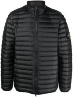 Stone Island veste matelassée à patch logo - Noir - thumbnail