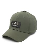 Ea7 Emporio Armani casquette à logo appliqué - Vert - thumbnail