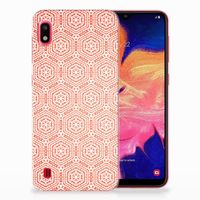 Samsung Galaxy A10 TPU bumper Pattern Orange