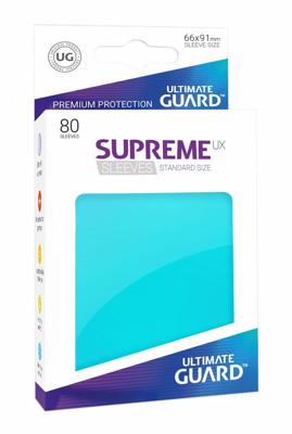 Ultimate Guard Supreme UX Sleeves Standard Size Aquamarine (80) Ultimate Guard Supreme UX Sleeves Standard Size Aquamarine (80)