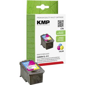 KMP Inktcartridge vervangt Canon CL-511 Compatibel Cyaan, Magenta, Geel C78 1512,4030