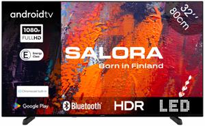 Salora 32FA550 led-tv HDMI, VGA, USB, Bluetooth, Wi-Fi, Audio, Chromecast, Android TV