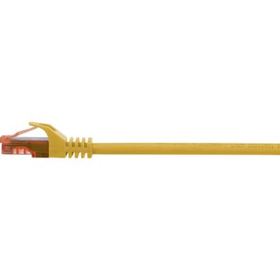 Renkforce RF-5128866 RJ45 Netwerkkabel, patchkabel CAT 6 U/UTP 2.00 m Geel Snagless, Halogeenvrij 1 stuk(s)