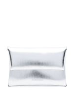 Jil Sander logo-debossed leather coin purse - Argent