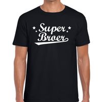 Kadoshirt Super broer zwart voor heren 2XL  - - thumbnail