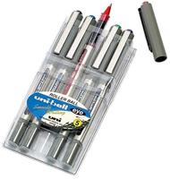 uni-ball UB-157/5 ASS02 Rollerball Pen Eye Fine UB-157 5-delig etui zwart