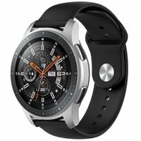 By Qubix - Rubberen sportband - Zwart - Compatible met Xiaomi Redmi Watch 5 Active/Redmi Watch 5 Lite - Compatible Xiaomi bandje