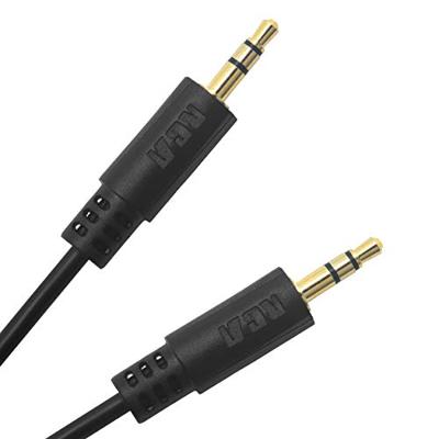 RCA Stereo-verbindingskabel (AUX-aansluiting, jack naar jack stekker, 3,5 mm naar 3,5 millimeter