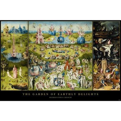 Garden Of Earthly Delights Hieronymus Bosch Poster 61x91.5cm