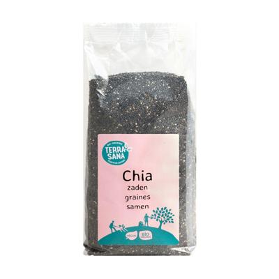 Terrasana Chiazaad zwart (bio) 600 gram Terrasana Chiazaad zwart (bio) 600 gram