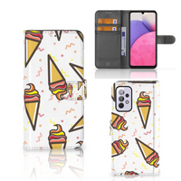 Samsung Galaxy A33 5G Book Cover Icecream - thumbnail