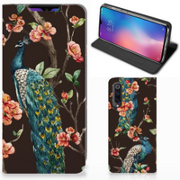 Xiaomi Mi 9 Hoesje maken Pauw met Bloemen