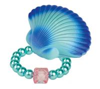 Moses armband magische schelp blauw