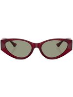 Versace Eyewear lunettes de soleil à monture papillon - Rouge