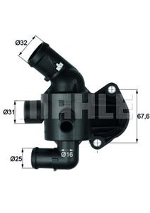 Thermostaat, koelvloeistof MAHLE, u.a. für VW, Seat, Skoda, Audi