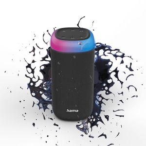 Hama Shine 2.0 Bluetooth luidspreker AUX, Handsfree-functie, Spatwaterdicht, Draagbaar Zwart