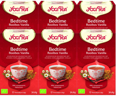 Yogi Tea Bedtime Rooibos Vanilla Voordeelverpakking Yogi Tea Bedtime Rooibos Vanilla Voordeelverpakking