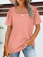 Loose Plain Casual Shirt