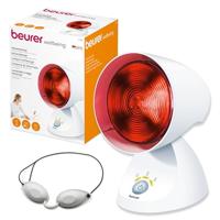 Beurer infraroodlamp IL 35, weldadig en behaaglijk warm infraroodlicht met timer met 3 standen en met 5 hellingshoeken, voor het losmaken van de spieren en het verlichten van spanningen