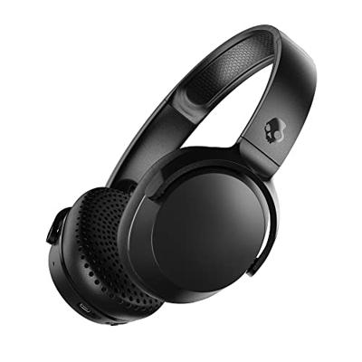 Skullcandy Riff 2 Draadloze Hoofdtelefoon met Tile Technologie, 34 uur Batterijduur, Microfoon, Geschikt voor iPhone en Android, Beste voor Muziek, Reizen en Gaming, Bluetooth, Zwart