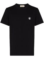 Maison Kitsuné t-shirt à patch logo - Noir - thumbnail